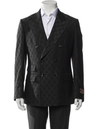 Gucci GG wool jacquard jacket Wool Blazer