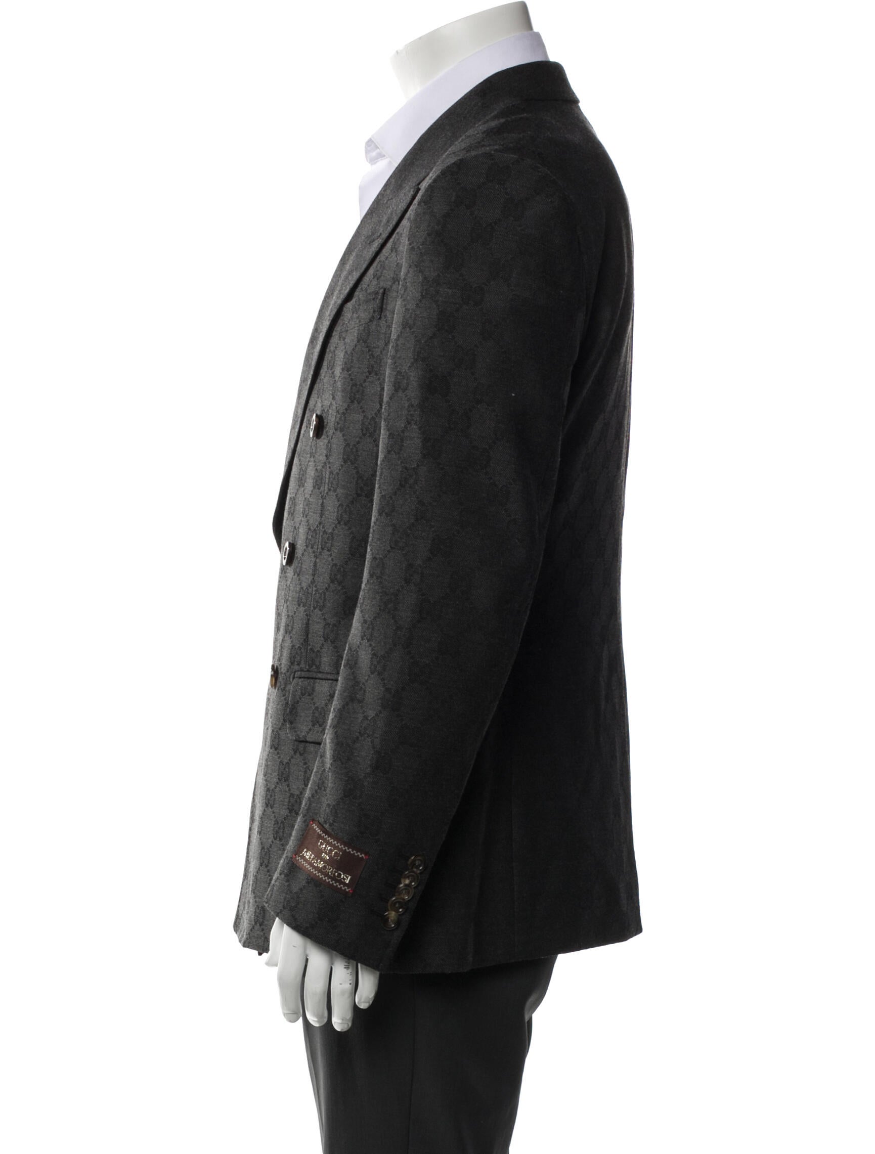 Gucci GG wool jacquard jacket Wool Blazer
