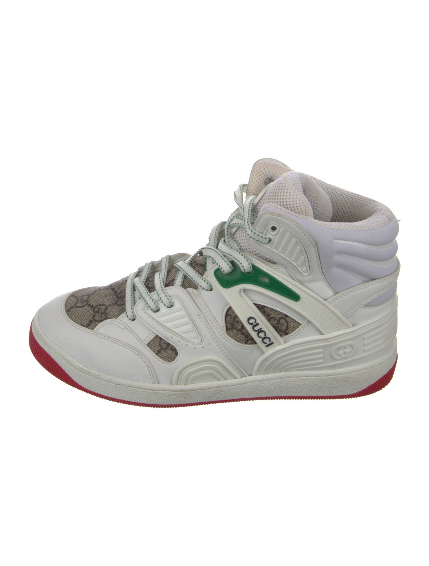 Gucci GG Supreme Leather Wedge Sneakers