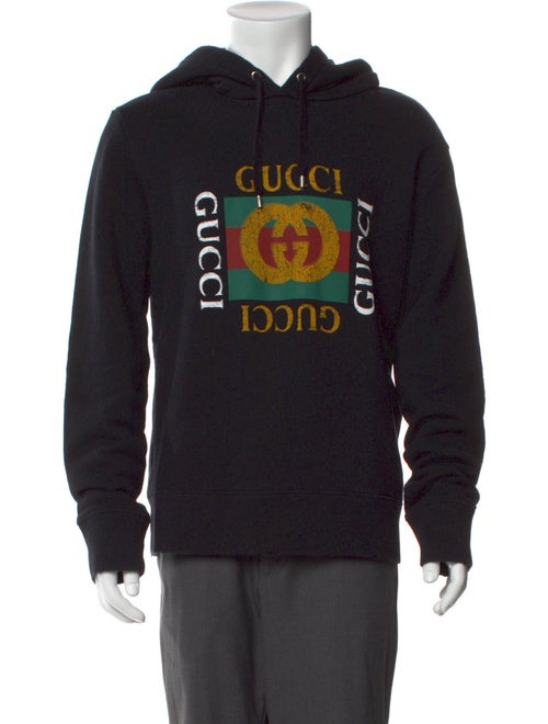 Gucci Web Accent Crew Neck Hoodie