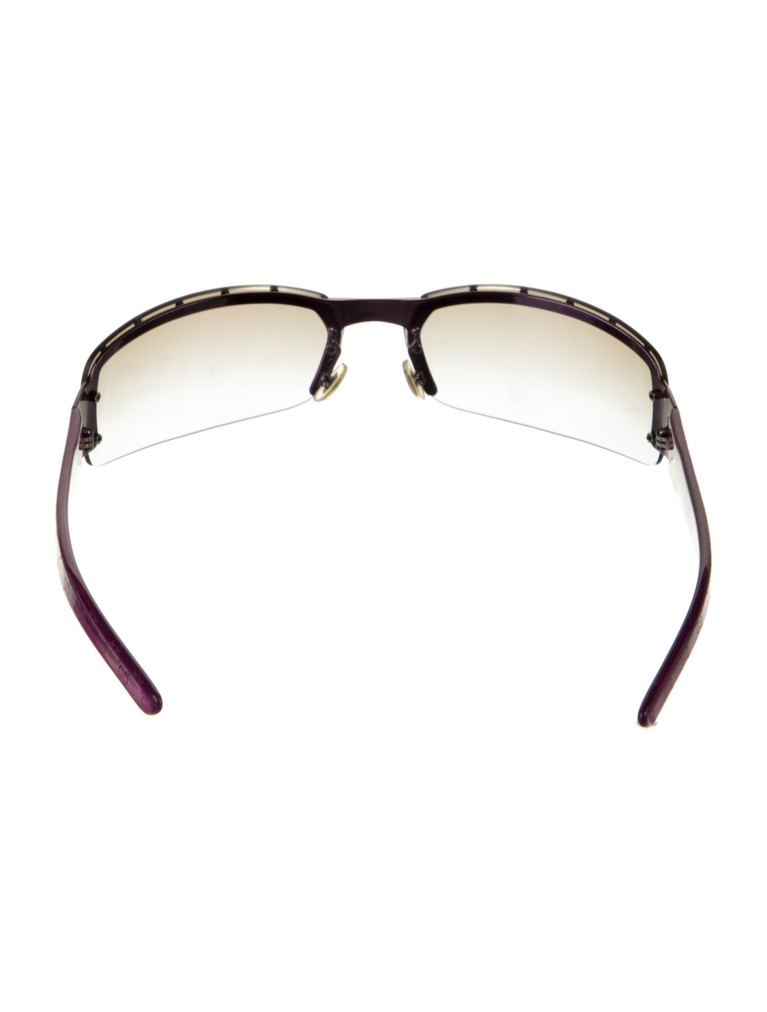 Gucci Microguccissima Pattern Square Sunglasses