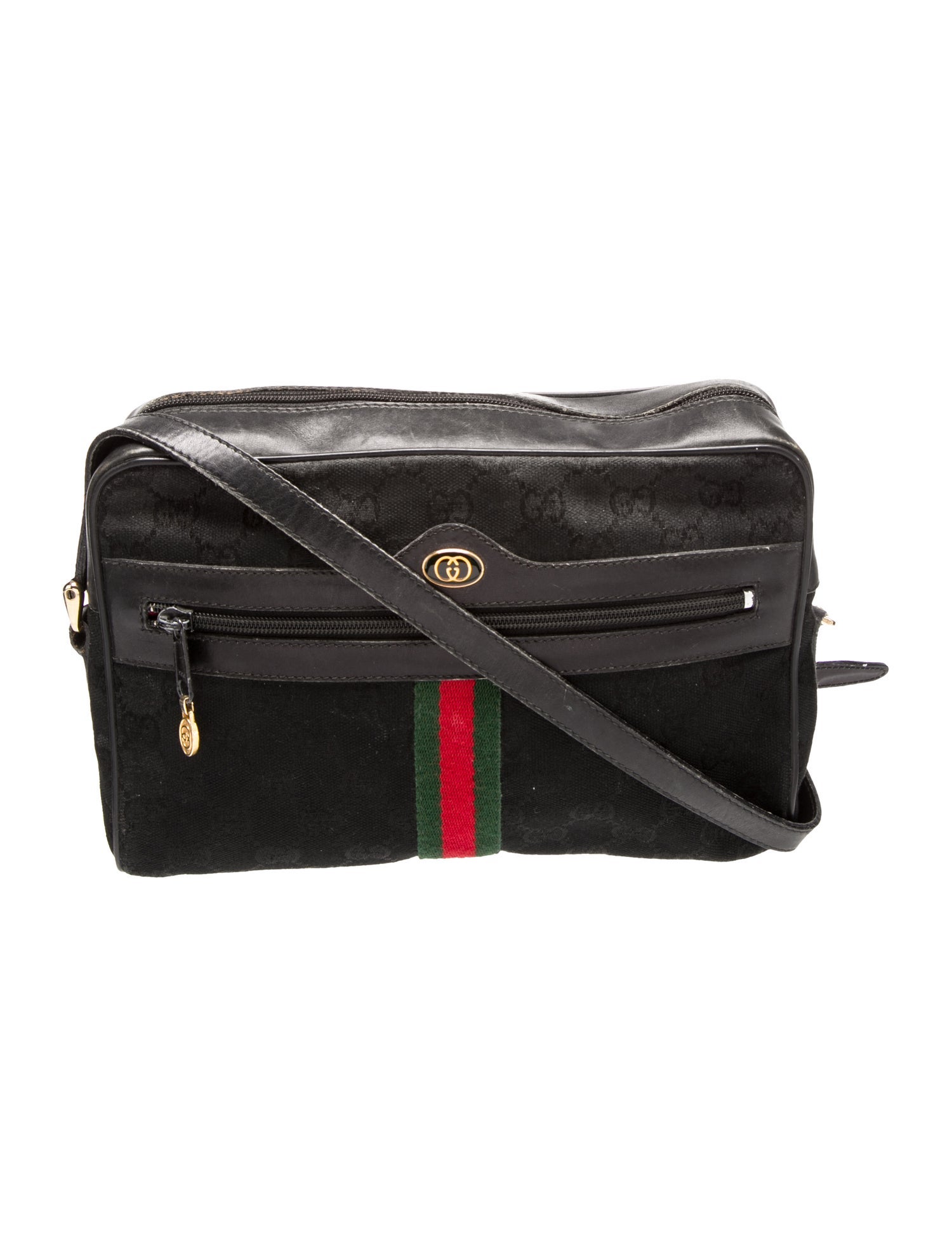 Gucci GG Canvas Shoulder Bag Vintage