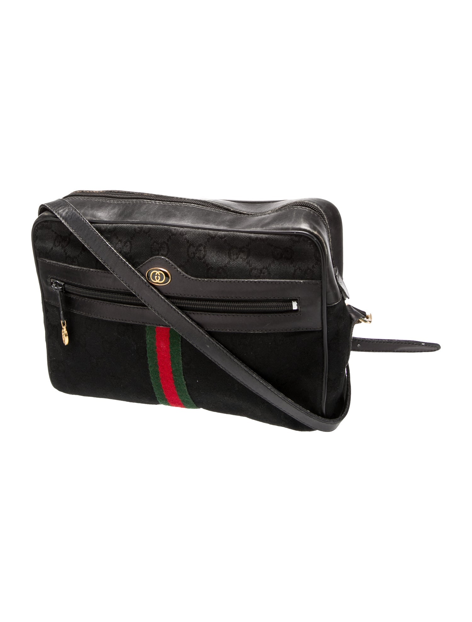 Gucci GG Canvas Shoulder Bag Vintage