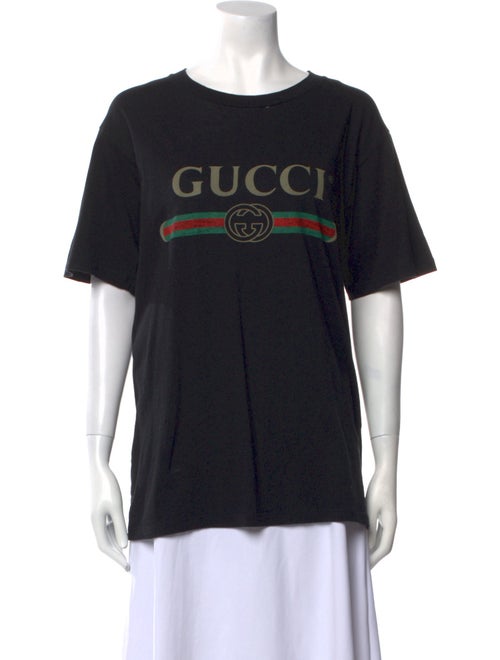 Gucci 2018 Floral Appliqué T-Shirt