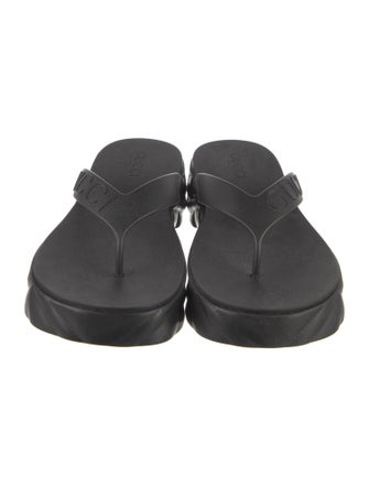 Gucci Rubber Flip Flops