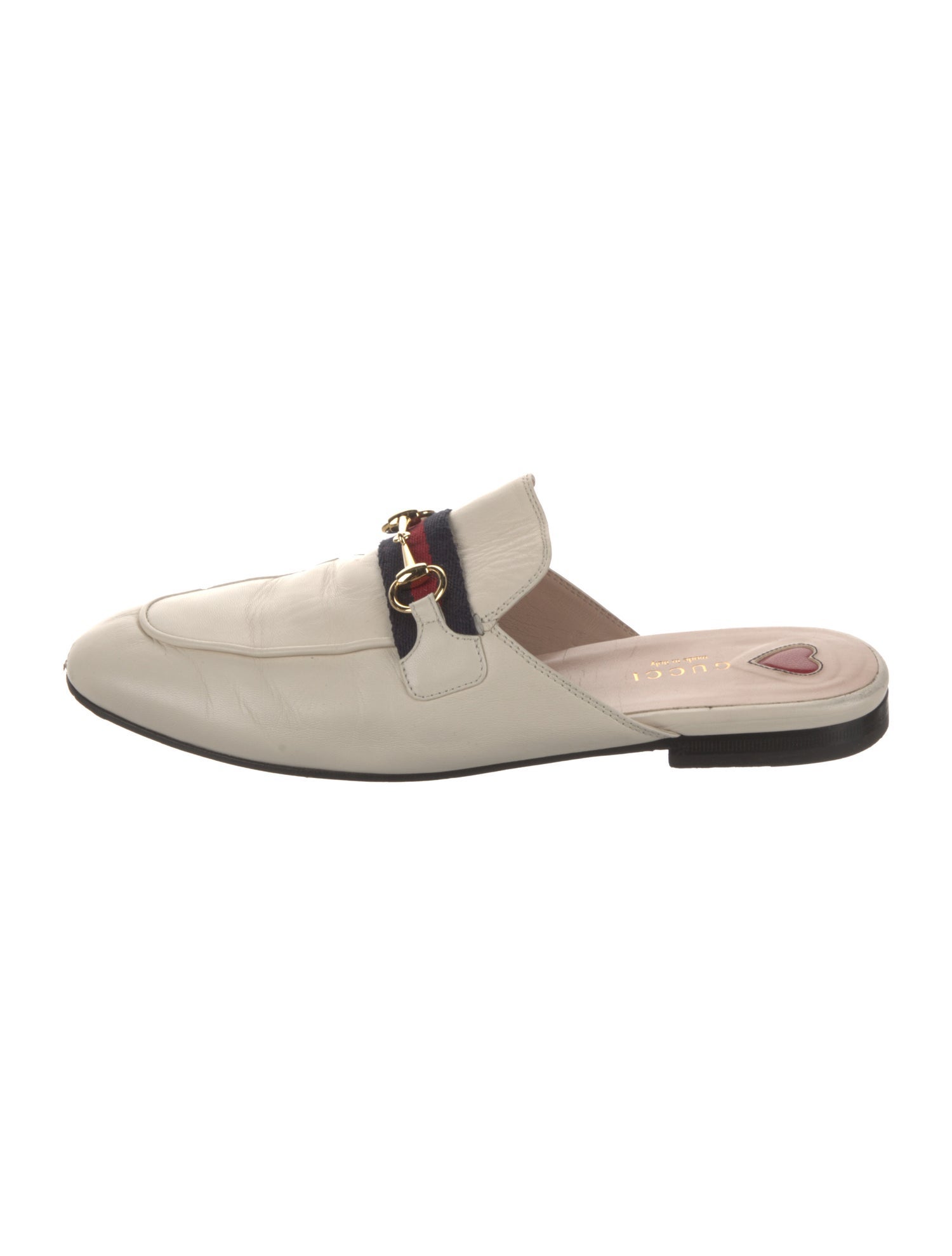 Gucci Horsebit Accent Leather Mules