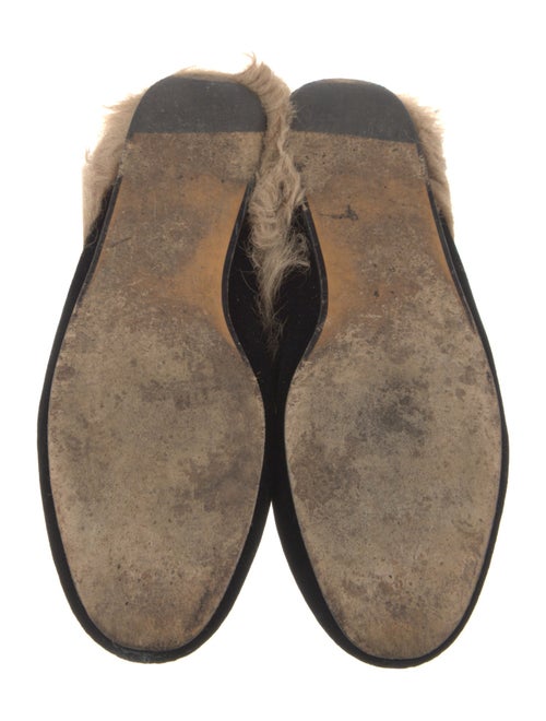 Gucci 1955 Horsebit Accent Velvet Mules