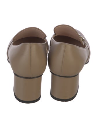 Gucci Horsebit Accent Leather Pumps