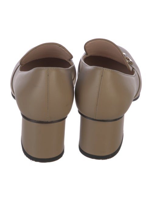 Gucci Horsebit Accent Leather Pumps