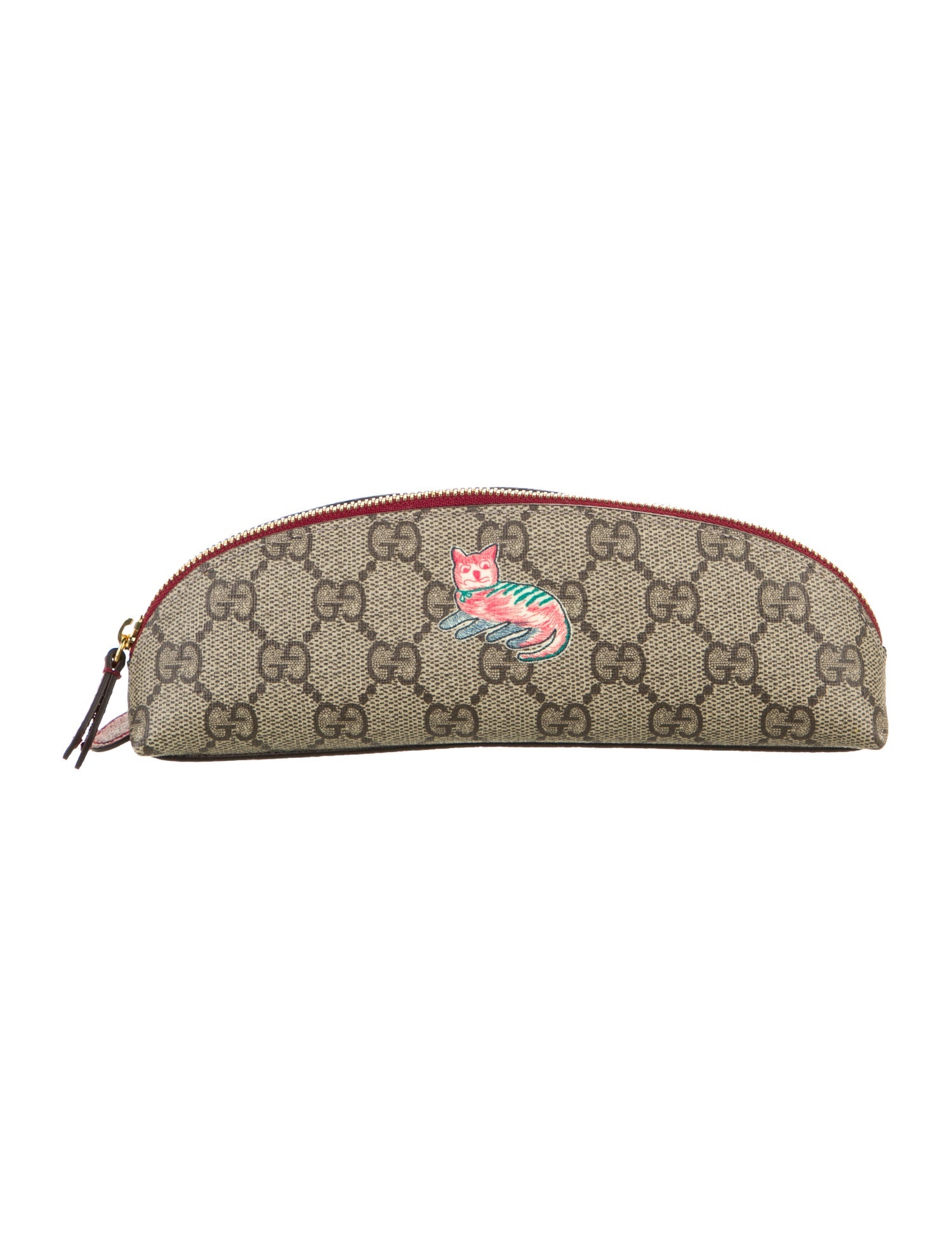 Gucci GG Supreme Cat Pencil Case