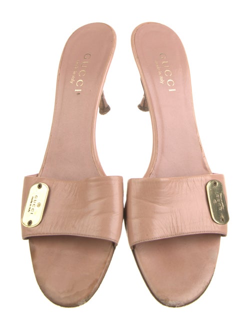 Gucci Leather Slides