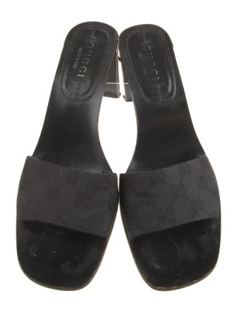 Gucci GG Canvas Canvas Mules
