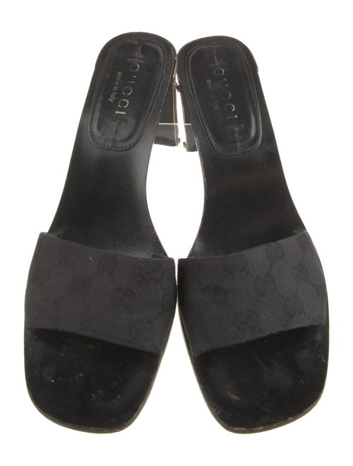 Gucci GG Canvas Canvas Mules