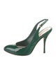 Gucci Patent Leather Slingback Pumps