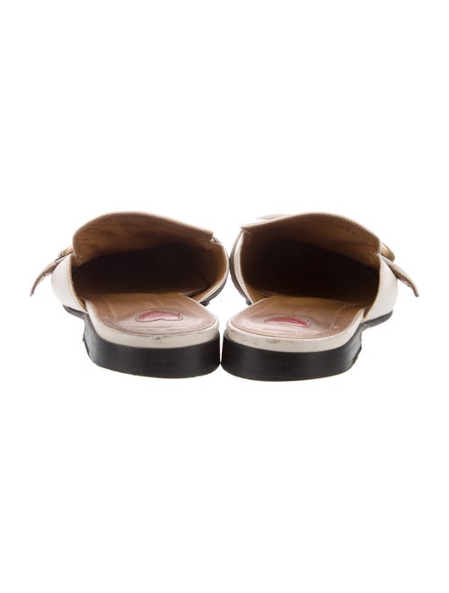 Gucci Web Accent Leather Mules