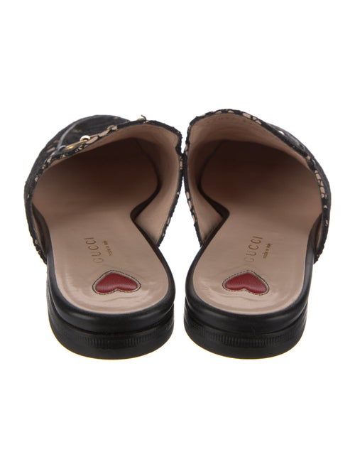 Gucci Horsebit Accent Lace Mules
