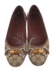 Gucci GG Canvas Canvas Ballet Flats