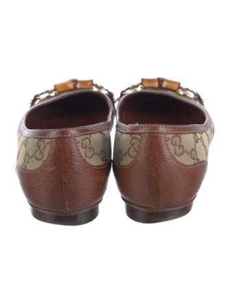 Gucci GG Canvas Canvas Ballet Flats