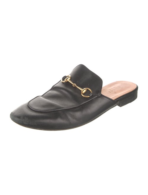 Gucci Horsebit Accent Leather Mules
