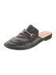 Gucci Horsebit Accent Leather Mules