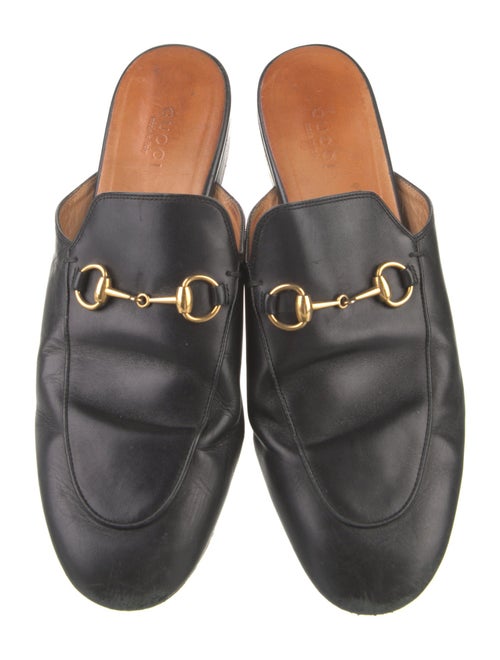 Gucci Horsebit Accent Leather Mules