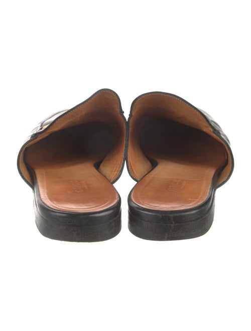 Gucci Horsebit Accent Leather Mules