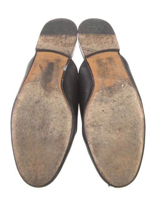 Gucci Horsebit Accent Leather Mules