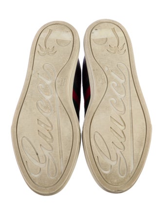 Gucci Web Accent Wool Sneakers