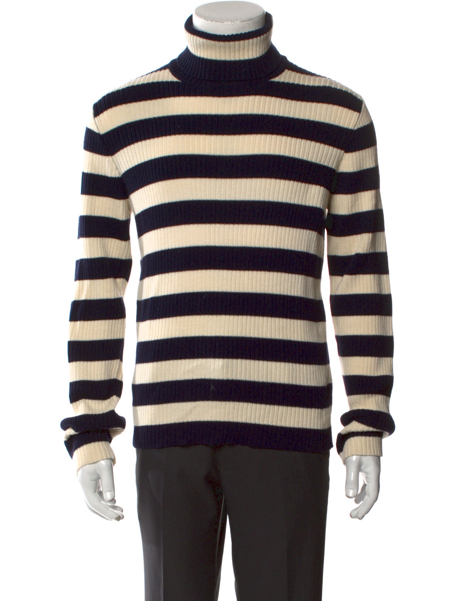 Gucci Striped Turtleneck Pullover