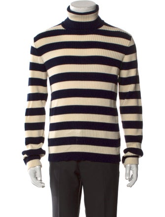 Gucci Striped Turtleneck Pullover