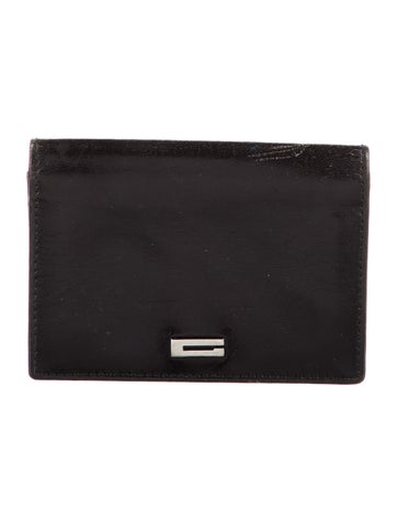 Gucci Wallets Vintage Leather Card Holder