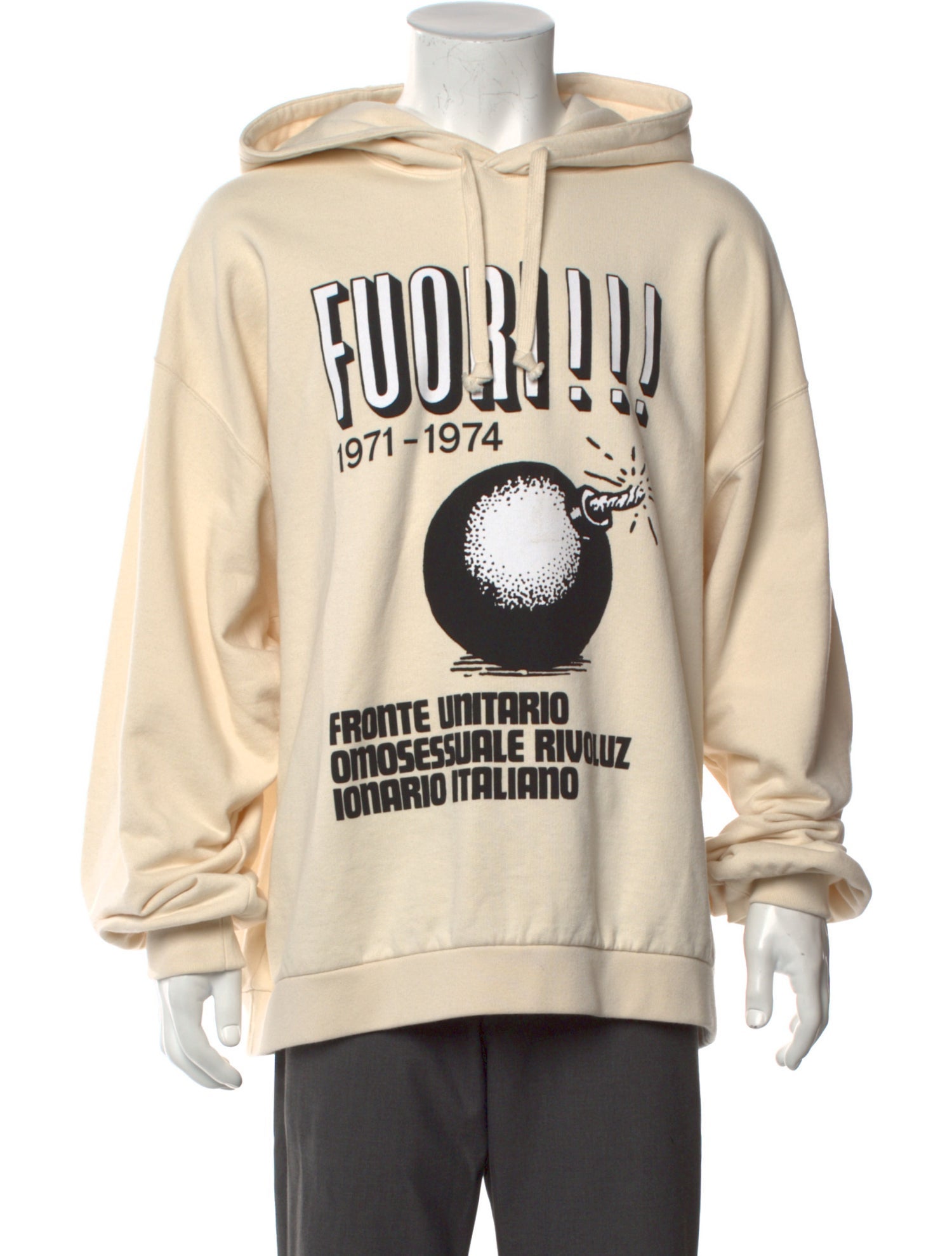 Gucci Fuori Graphic Print Hoodie