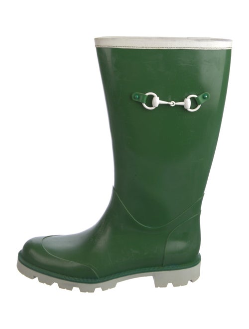Gucci Horsebit Accent Rubber Rain Boots