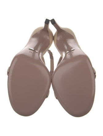 Gucci Suede Crystal Embellishments Slides