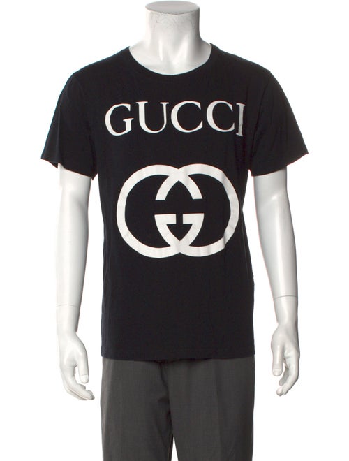 Gucci Interlocking G Logo Crew Neck T-Shirt