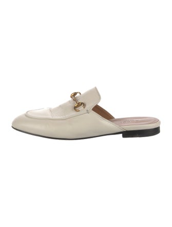 Gucci Horsebit Accent Leather Mules