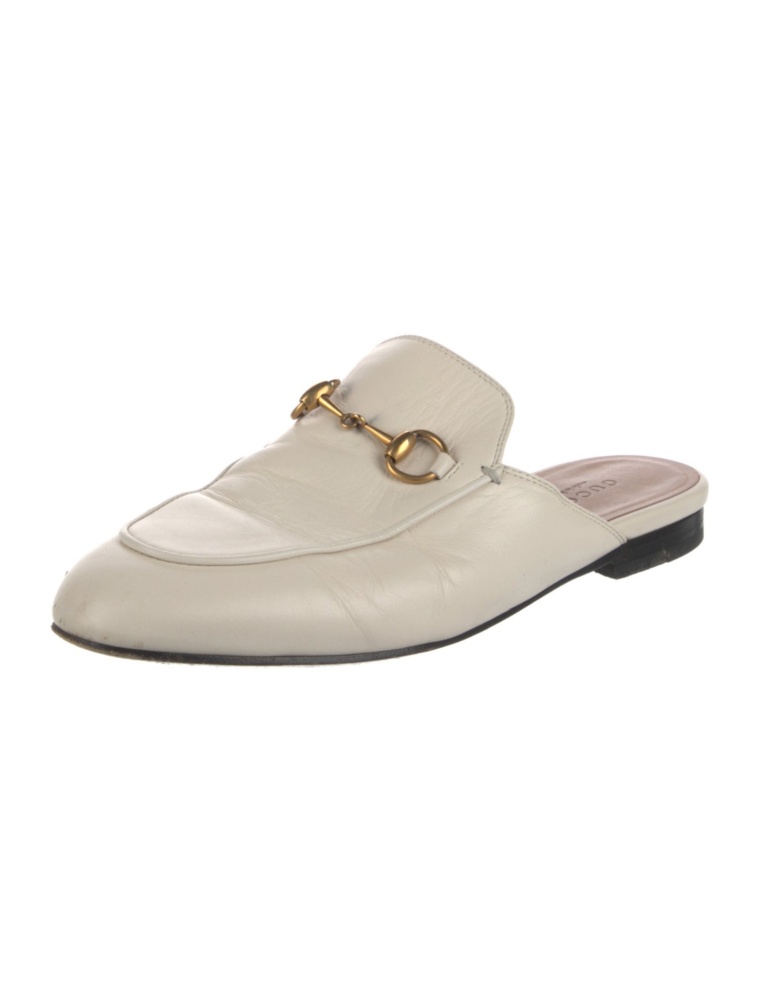 Gucci Horsebit Accent Leather Mules