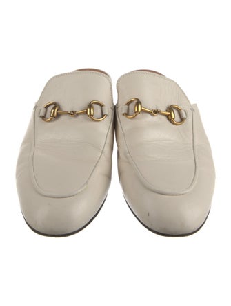 Gucci Horsebit Accent Leather Mules