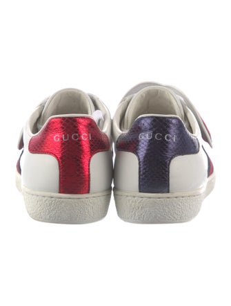 Gucci Sylvie Web Accent Leather Sneakers