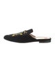 Gucci Horsebit Accent Velvet Mules