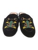 Gucci Horsebit Accent Velvet Mules