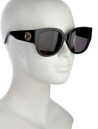 Gucci Interlocking G Logo Wayfarer Sunglasses