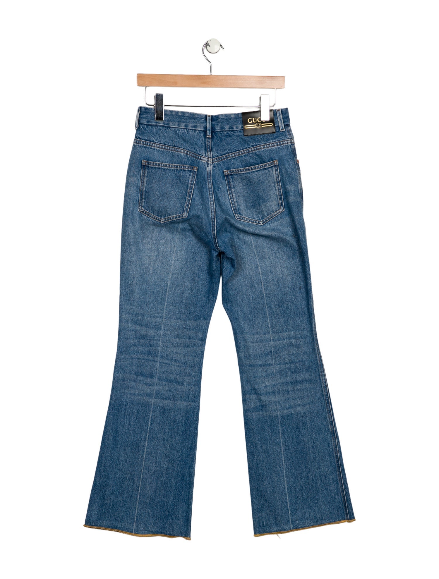 Gucci Mid-Rise Wide Leg Jeans