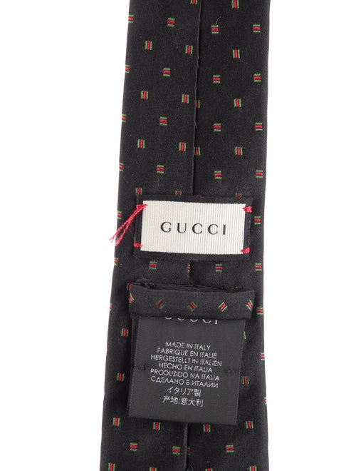 Gucci Silk Pattern Tie