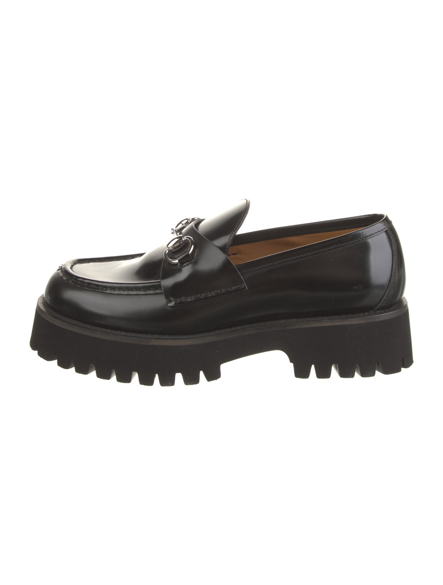 Gucci Horsebit Accent Leather Loafers
