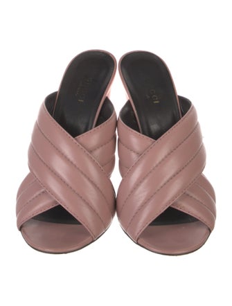 Gucci Leather Slides