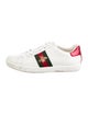 Gucci Web Accent Leather Sneakers
