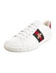 Gucci Web Accent Leather Sneakers
