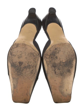 Gucci Satin Studded Accents Mules