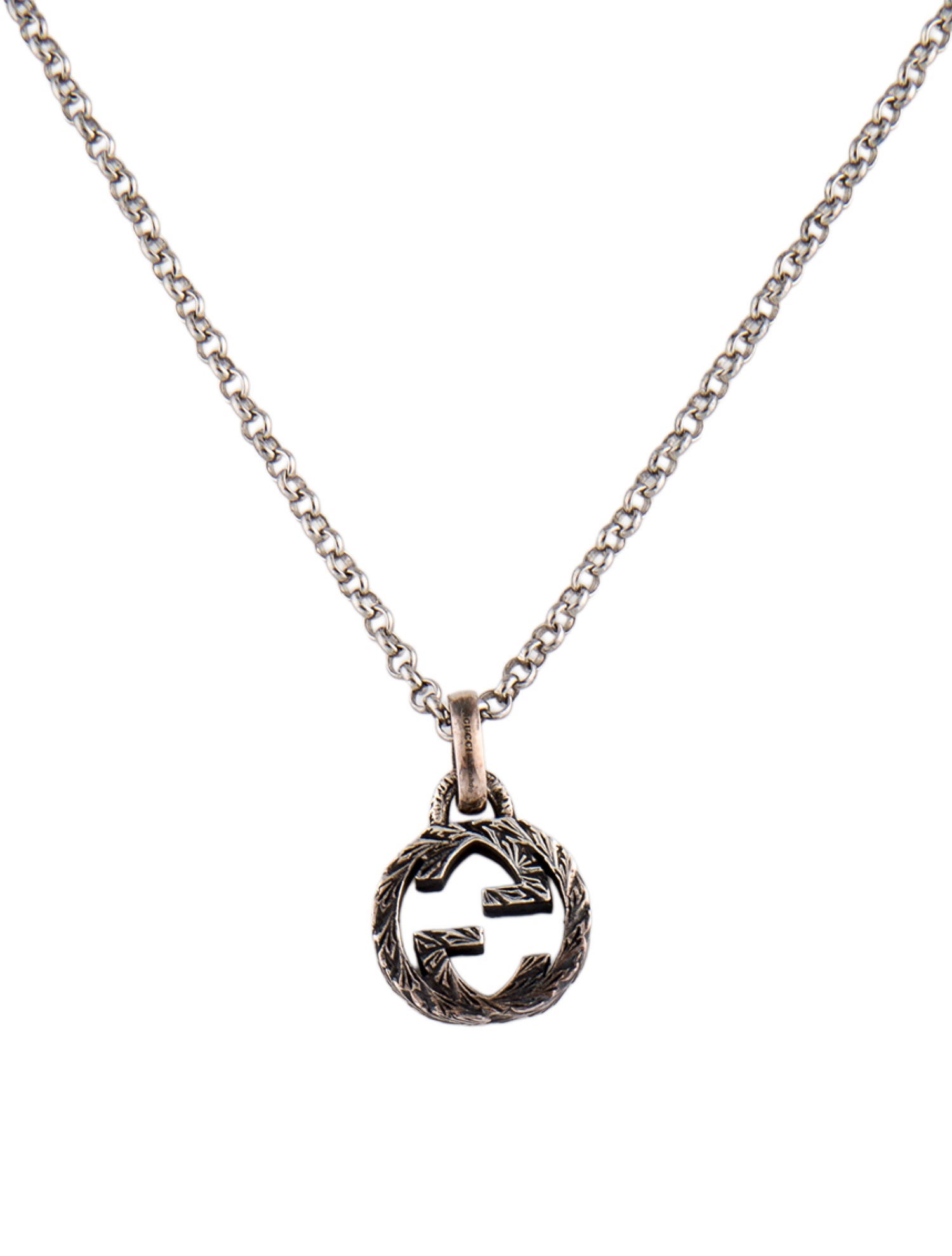 Gucci Interlocking G Pendant Necklace